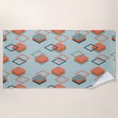 ダイヤモンドエコー ビーチタオル (正面)