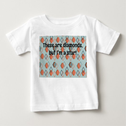 ダイヤモンドエコー ベビーTシャツ (正面)