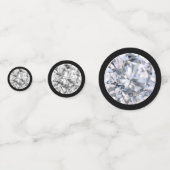 ダイヤモンドエレガントの宝石オンブラック コンフェッティ (正面)