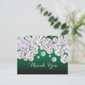 ダイヤモンドエレガントサンキューカード ポストカード (スタンド正面)