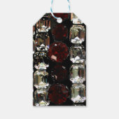 ダイヤモンドエレガントルビーの宝石 ギフトタグ (正面)