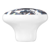 ダイヤモンドエレガント結晶モノグラム セラミックノブ (側面)