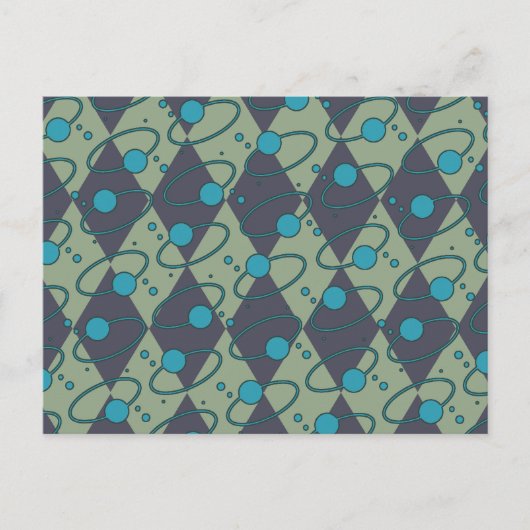 ダイヤモンドオービット（青） ポストカード (正面)