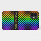 ダイヤモンドカスタムのレインボーiPhone 5ケースメイト Case-Mate iPhoneケース (裏面(横))