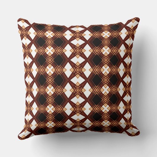 ダイヤモンドカフェII (大プリント)スクエア装飾用クッション クッション (裏面)