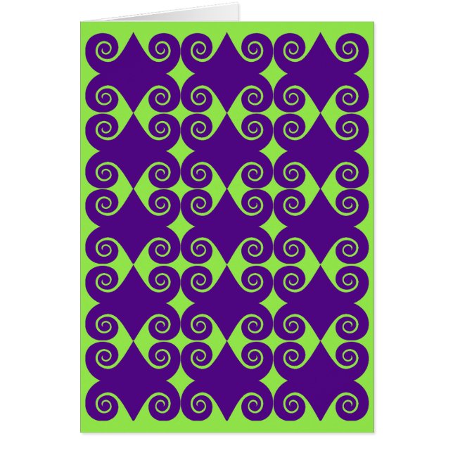 ダイヤモンドカールパターン (正面)