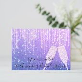 ダイヤモンドガラスバブルSweet16ブライダル結婚ズ 招待状 (スタンド正面)