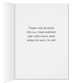 ダイヤモンドガールシャインパーソナライズされたサンキュー (内側 (右))