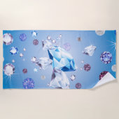 ダイヤモンドギャラクシー4 ビーチタオル (正面)