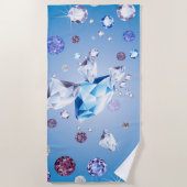 ダイヤモンドギャラクシー4 ビーチタオル (正面)