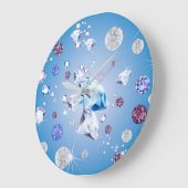 ダイヤモンドギャラクシー4 ラージ壁時計 (傾斜)