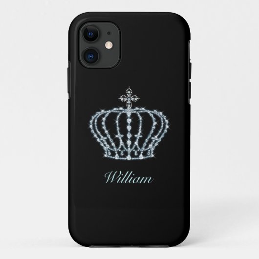 ダイヤモンドクラウンカスタマイズ可能なiPhoneケース Case-Mate iPhoneケース (裏面)
