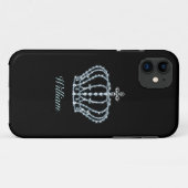 ダイヤモンドクラウンカスタマイズ可能なiPhoneケース Case-Mate iPhoneケース (裏面(横))