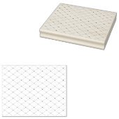 ダイヤモンドクラシックグリッドゴムスタンプ ラバースタンプ (押印)