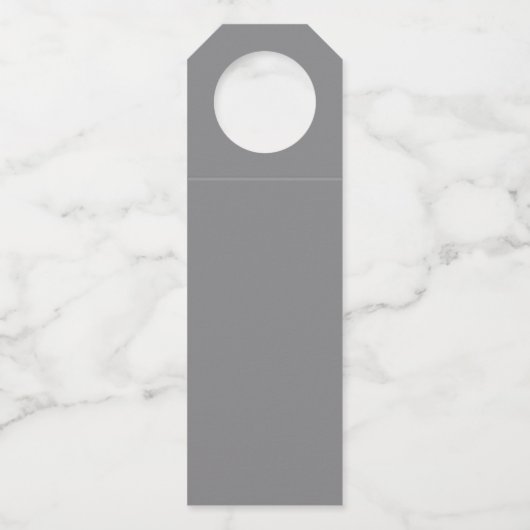 ダイヤモンドクリスマスオーナメントボトルハンガーラベル ボトルネックタグ (裏面)