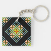 ダイヤモンドクロス キーホルダー (裏面)