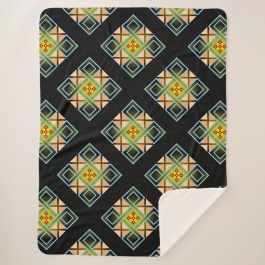ダイヤモンドクロス シェルパブランケット (正面)