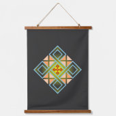 ダイヤモンドクロス 吊り下げ型タペストリー (正面)