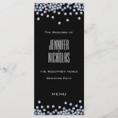 ダイヤモンドグリッターウェディングレセプションメニュー メニュー (正面)