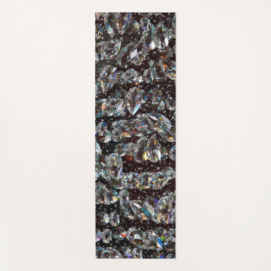 ダイヤモンドグリッタースパークルエレガント ヨガマット (正面)