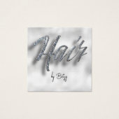 ダイヤモンドグリッター美容師名刺 (正面)