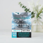 ダイヤモンドグローSweet sixteenVIPパス招待状[ティール（緑がかった色）] 招待状 (スタンド正面)