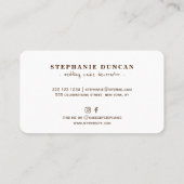 ダイヤモンドケーキ結婚チョコレートケーキのデコレーター 名刺 (裏面)