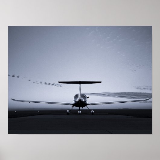 ダイヤモンドサンセットシルエット ポスター (正面)