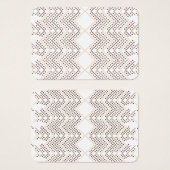 ダイヤモンドシェイプの繰り返し幾何学的パターン (正面&裏面)