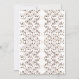 ダイヤモンドシェイプの繰り返し幾何学的パターン 招待状
