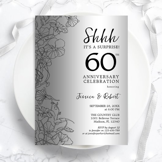 ダイヤモンドシルバーサプライズ60周年記念 招待状