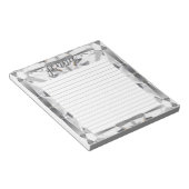 ダイヤモンドジェムストーンが並パーソナライズされたんだ ノートパッド (アングル)