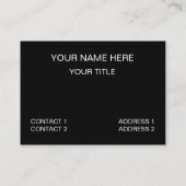 ダイヤモンドジオメトリックパターン(白黒) 名刺 (裏面)