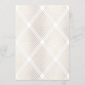 ダイヤモンドジオメトリックホワイト金ゴールド結婚ギャツビーのメニュー メニュー (裏面)