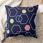 ダイヤモンドジオメトリパターングラフィック クッション (ブランケット)