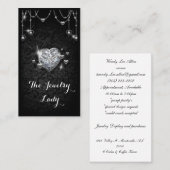 ダイヤモンドジュエリーエレガント 名刺 (正面/裏面)