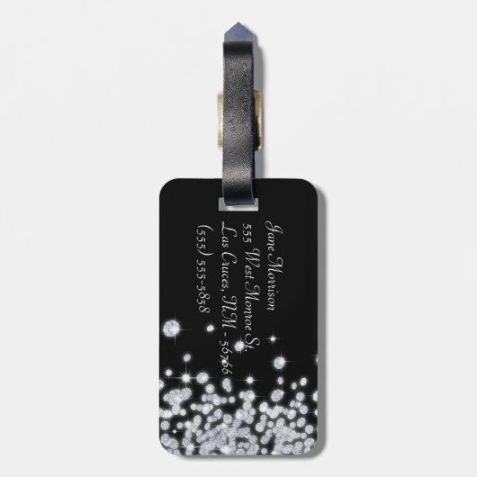 ダイヤモンドジュエリージュエリーグリッツモノグラムラゲッジタグ ラゲッジタグ (裏面縦)