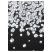 ダイヤモンドジュエリージュエリーモノグラムイニシャルクリップボード クリップボード (裏面)