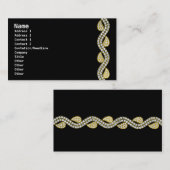 ダイヤモンドジュエリーブラック 名刺 (正面/裏面)