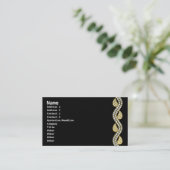 ダイヤモンドジュエリーブラック 名刺 (スタンド正面)