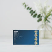 ダイヤモンドジュエリーブルーとブラックブルー 名刺 (スタンド正面)