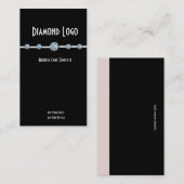 ダイヤモンドジュエリー – ダイヤモンドロゴ 名刺 (正面/裏面)