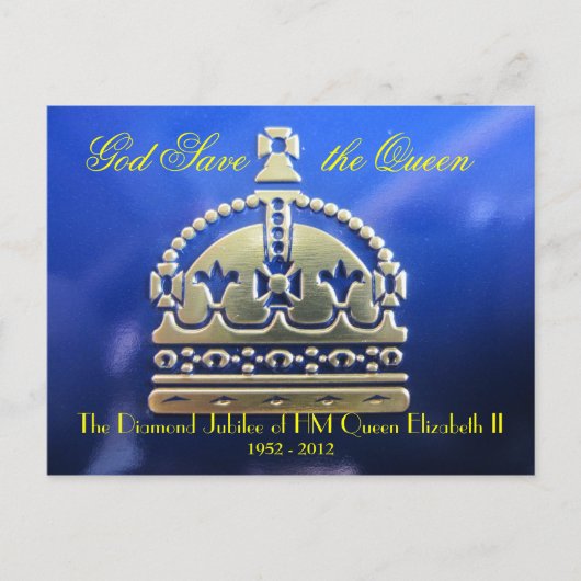 ダイヤモンドジュビリーポストカード ポストカード (正面)