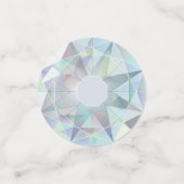 ダイヤモンドスタイリッシュ宝石パーティーテーブル コンフェッティ (スモール正面)