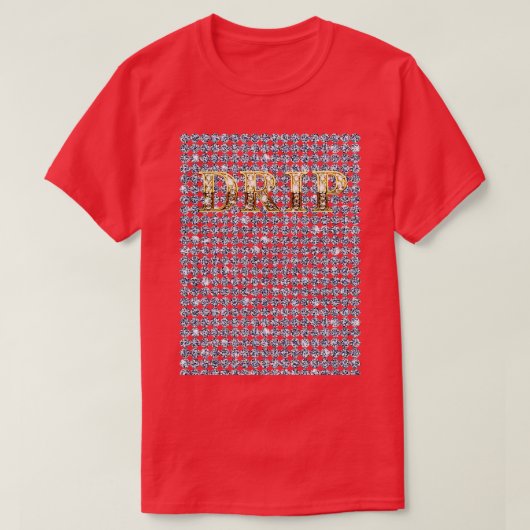 ダイヤモンドスタッズドリップ Tシャツ (デザイン正面)