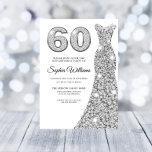 ダイヤモンドスパークルドレス女性60thバースデーパーティー 招待状<br><div class="desc">Diamond Sparkleドレス女性60th Birthday Party Invitation Variations to the invitation and matching items in our store</div>