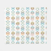 ダイヤモンドチェーン フリースブランケット (正面(横))