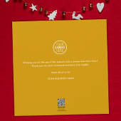 ダイヤモンドチームフォトメリークリスマスビジネスイエロー シーズンカード