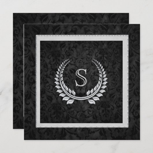 ダイヤモンドデザインオンダマスク 招待状 (正面/裏面)