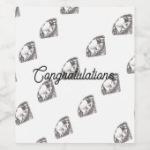 ダイヤモンドデザインオン ワインラベル (シングルラベル)